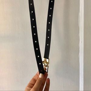 Kate Spade Reversible Belt Gold Buckle